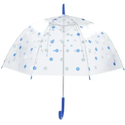 Sale NANU-NANA Regenschirm Transparent, Dots, Blau, 82 Cm