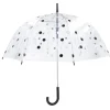 Best NANU-NANA Regenschirm Transparent, Dots, Schwarz, 82 Cm