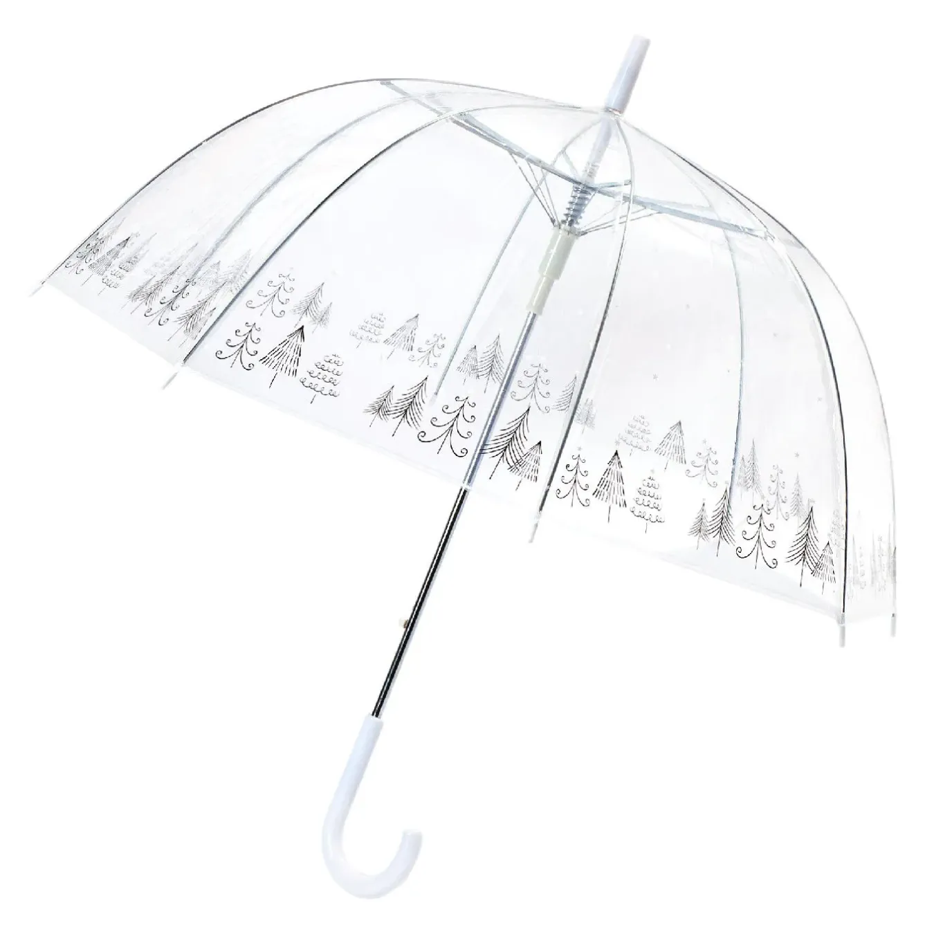 Discount NANU-NANA Regenschirm Transparent/Xmas, Baum, 82 Cm