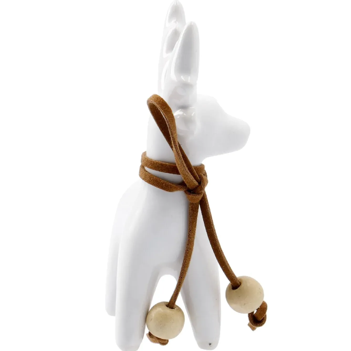 Outlet NANU-NANA Rentier Schleife, Weiß, 9 Cm
