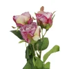 Outlet NANU-NANA Rose Alina, 3 Blüten/lila, 38 Cm