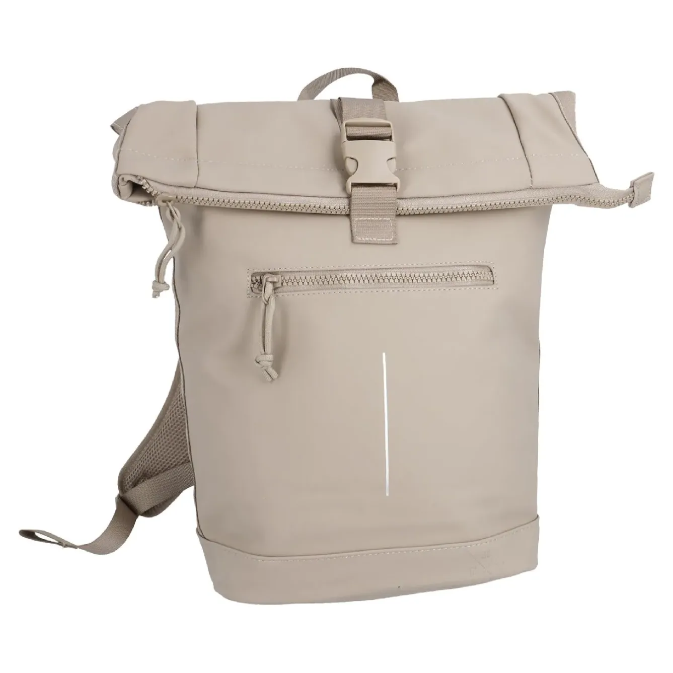 Hot NANU-NANA Rucksack Rolltop Mit Reflektor, Taupe, 16 Liter