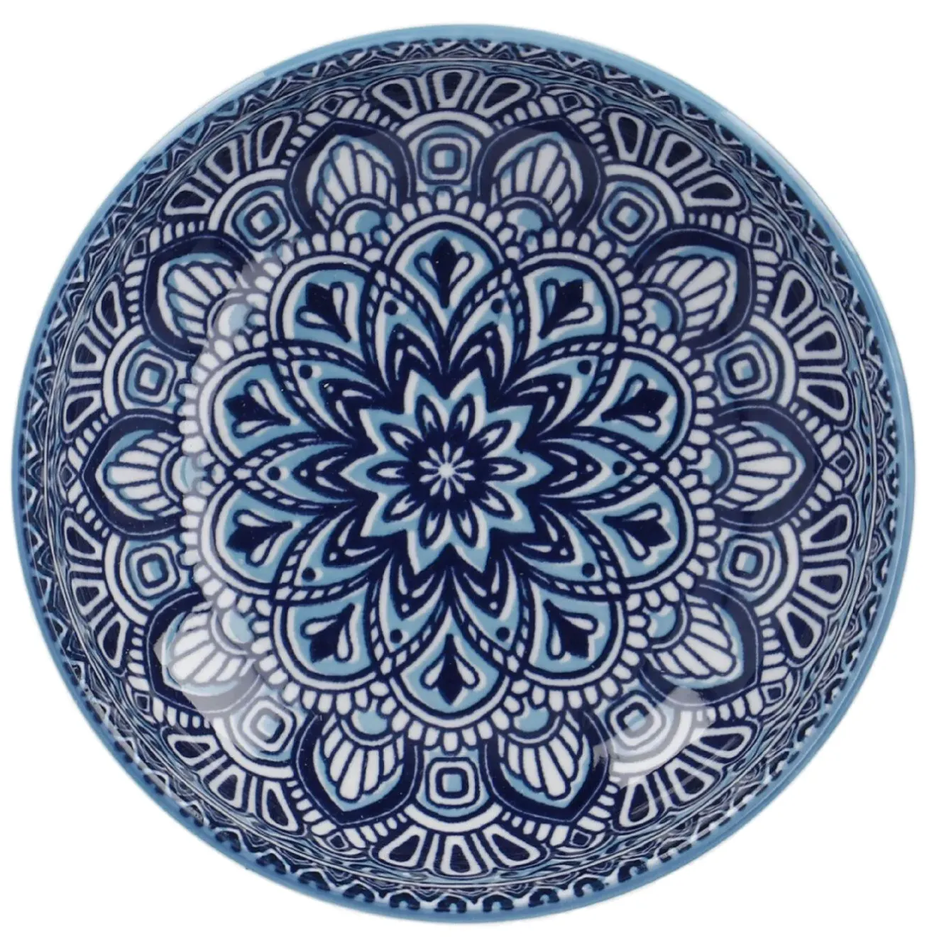 Clearance NANU-NANA Schale China, Flach, Blau/hellblau, 12 Cm