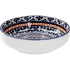 Outlet NANU-NANA Schale China, Flach, Blau/orange, 12 Cm