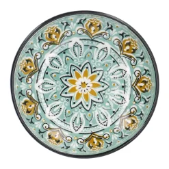 Hot NANU-NANA Schale China, Flach, Grün/braun, 9 Cm