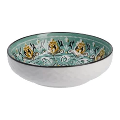 Clearance NANU-NANA Schale China, Flach, Grün/braun, 12 Cm