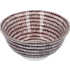 Online NANU-NANA Schale China, Groß, Bordeaux/weiß, Stäbchen/Kreis