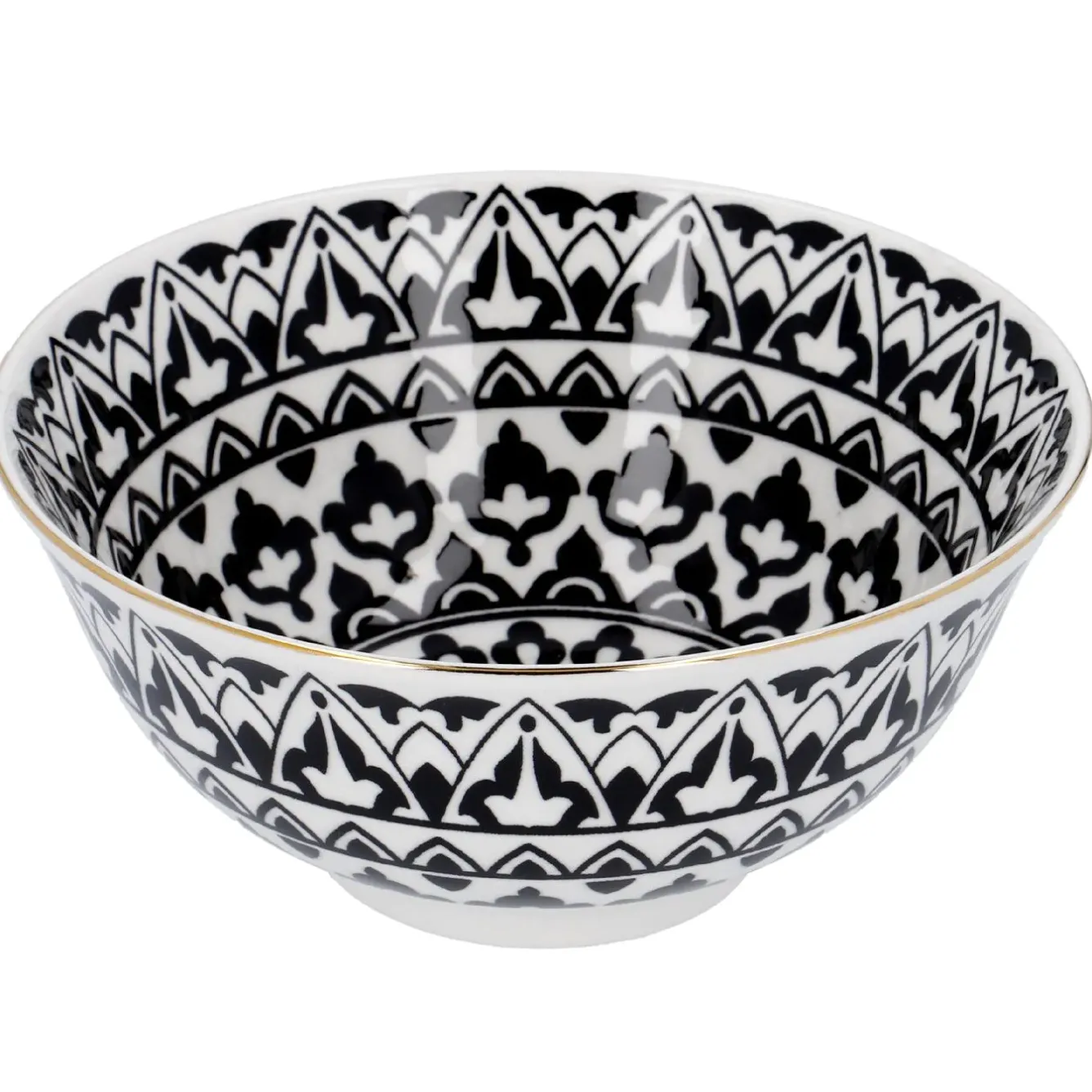 Discount NANU-NANA Schale China, Groß, Schwarz/weiß, Orient