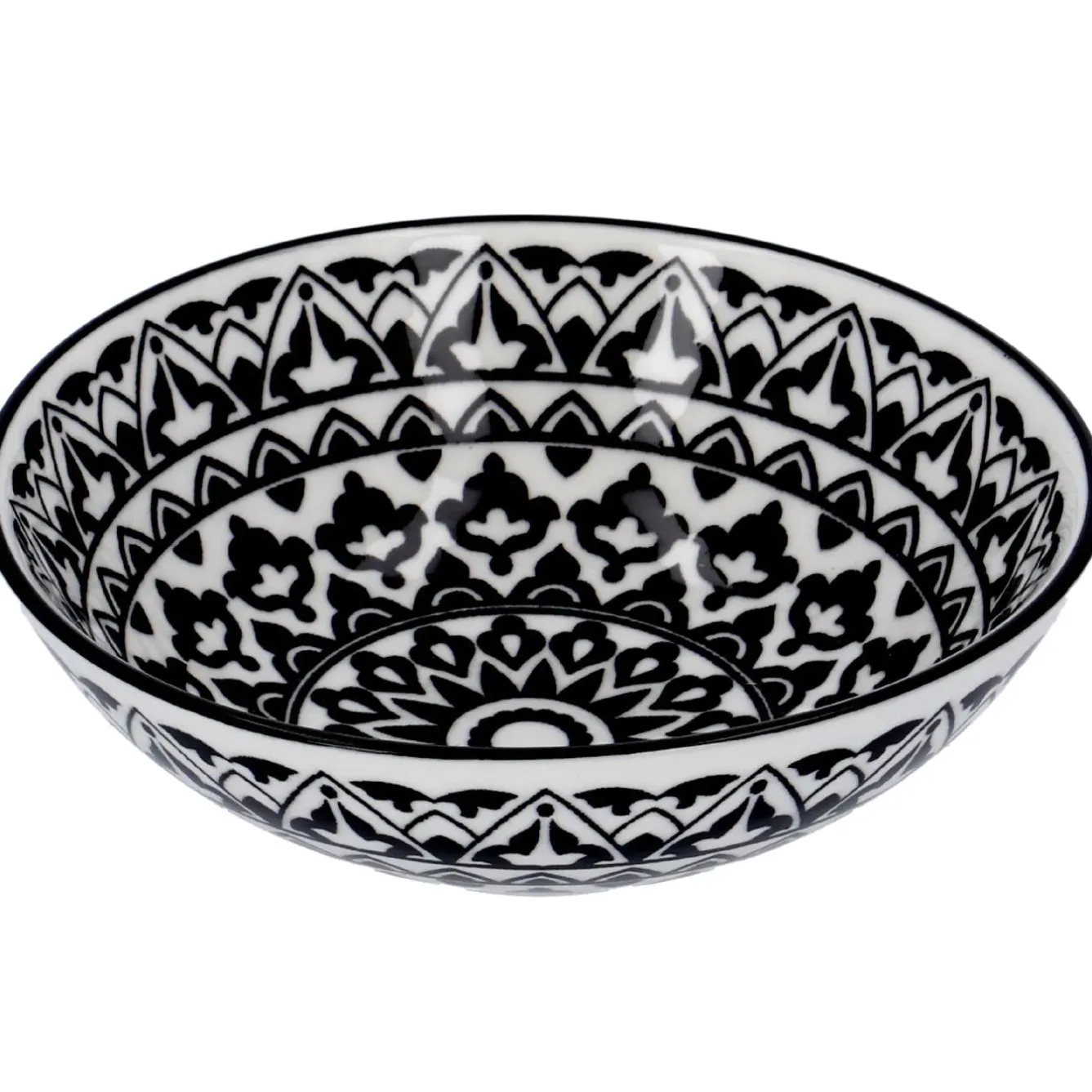 Fashion NANU-NANA Schale China, Tief, Orient, Schw/wss, 13 Cm