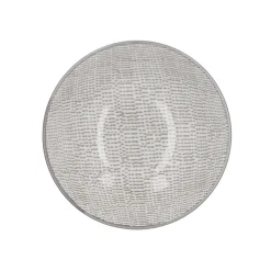 Outlet NANU-NANA Schale China, Tief, Striche, Dunkelgrau/wss, 13 Cm