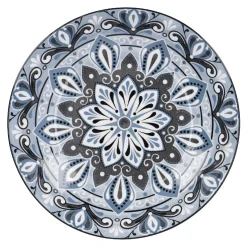 Clearance NANU-NANA Schale Lisa, Flach, Blau, 20 Cm