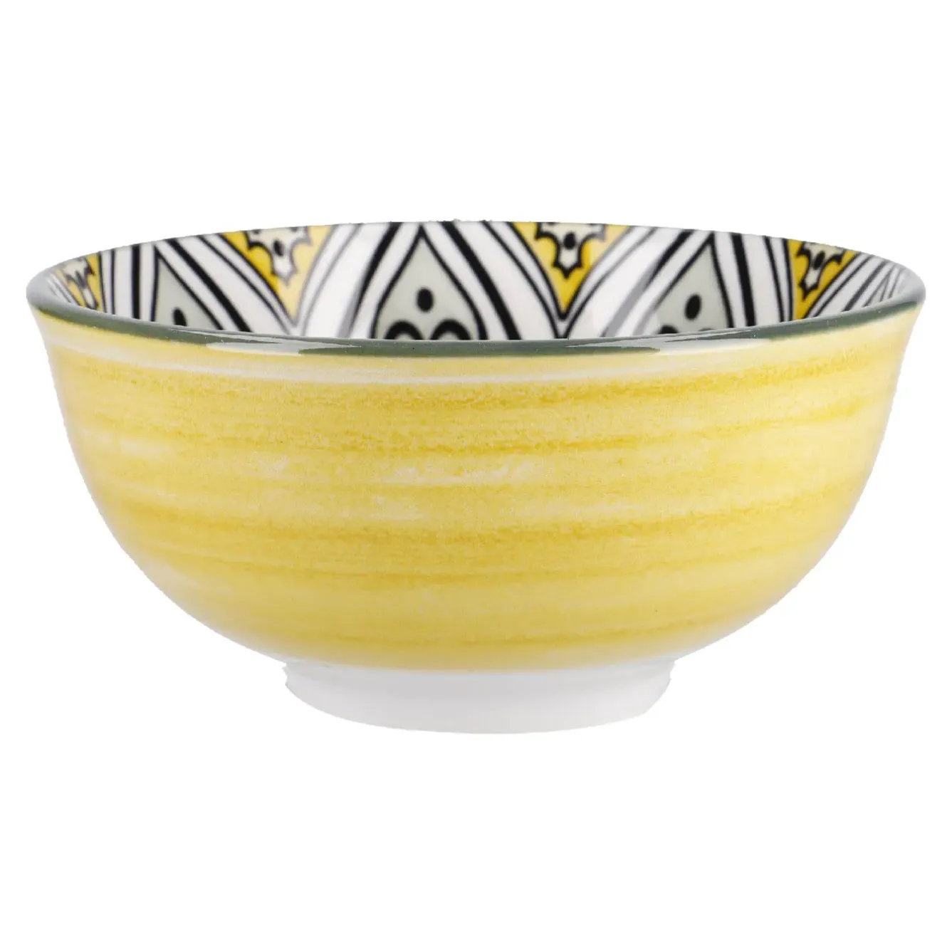 Discount NANU-NANA Schale Lisa, Tief, Gelb, 11 Cm