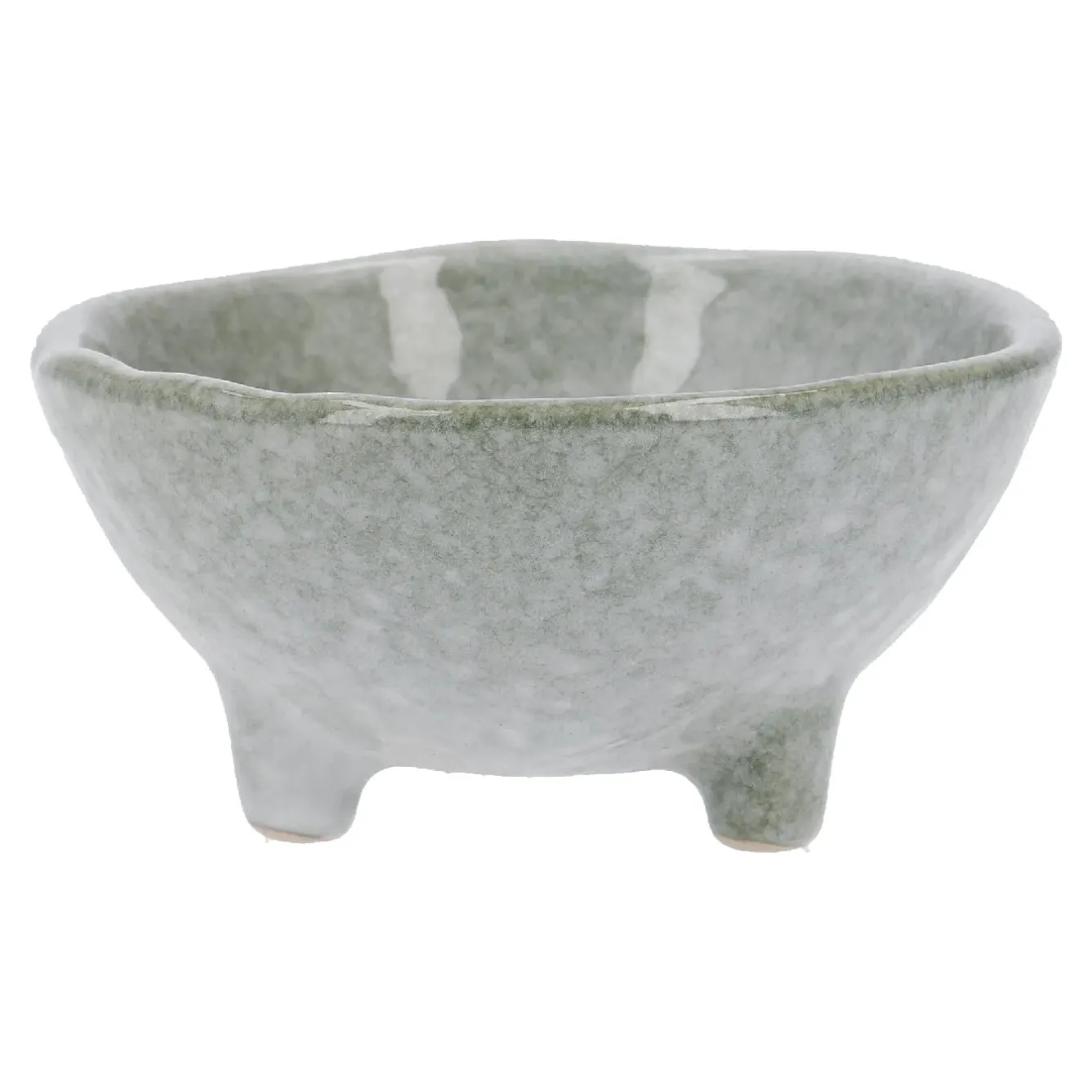 Clearance NANU-NANA Schale Mit Fuß Dina, Grün, 9 Cm