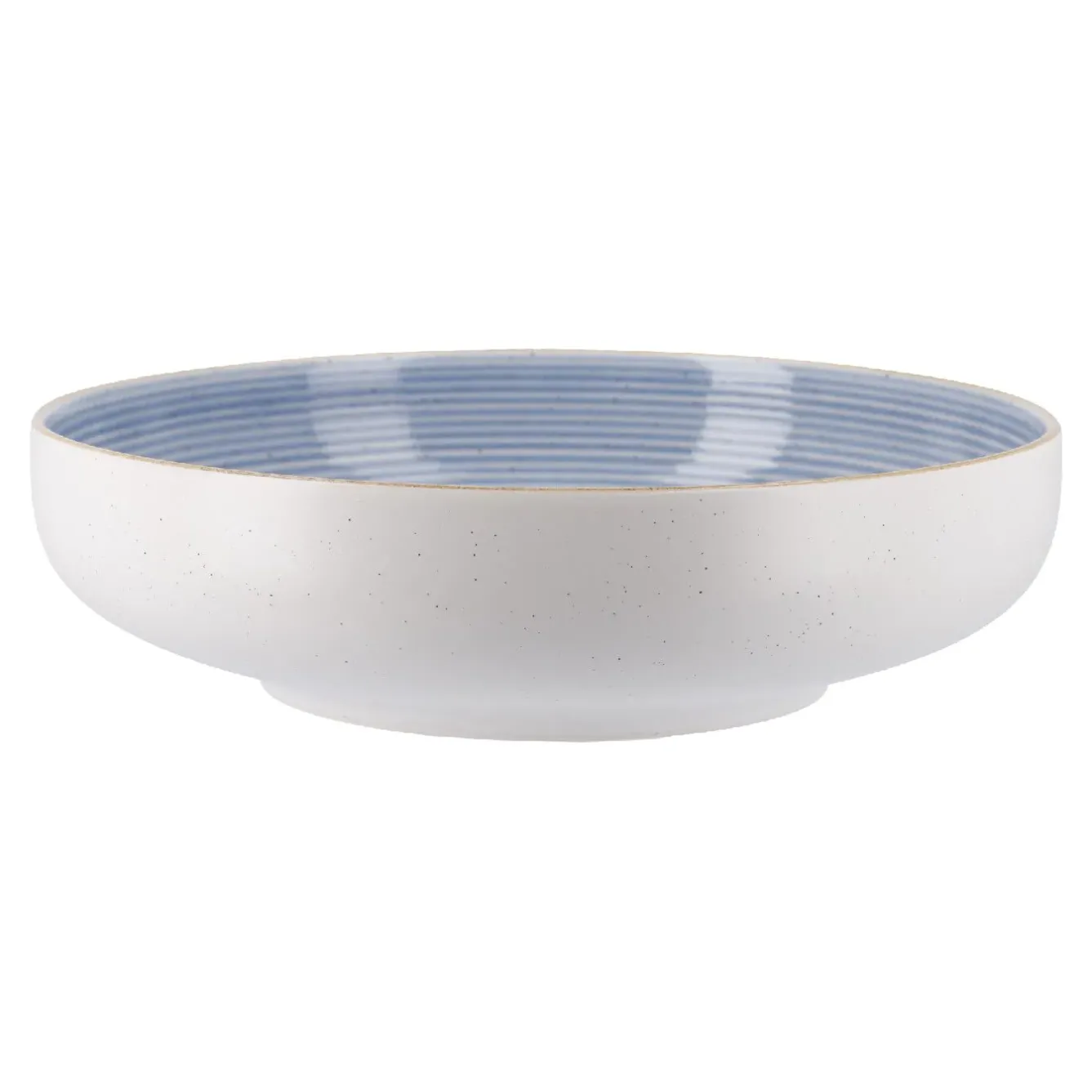 Fashion NANU-NANA Schale Rille, Blau, 20 Cm