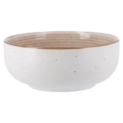 Clearance NANU-NANA Schale Rille, Creme, 11 Cm