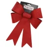 Fashion NANU-NANA Schleife Glitter/Streifen, Rot, 40 Cm