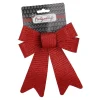Sale NANU-NANA Schleife Glitter/Streifen, Rot, 20 Cm