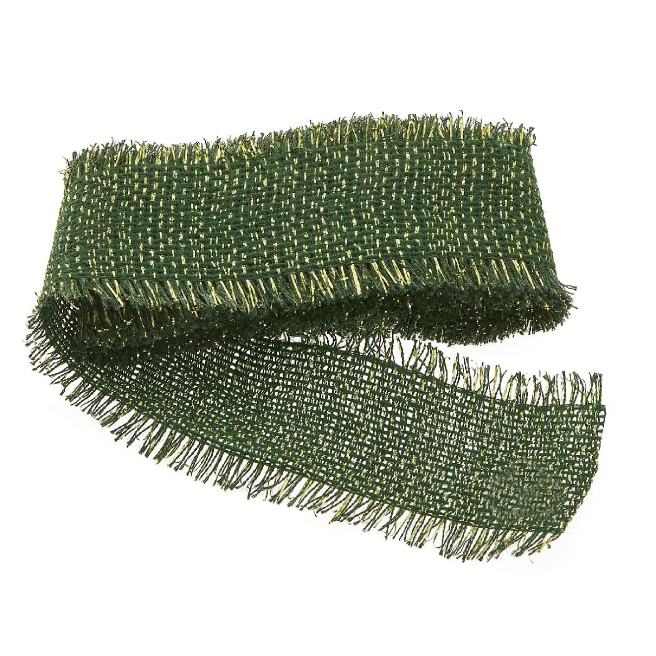 Online NANU-NANA Schleifenband Lurex, Dunkelgrün, 2 M