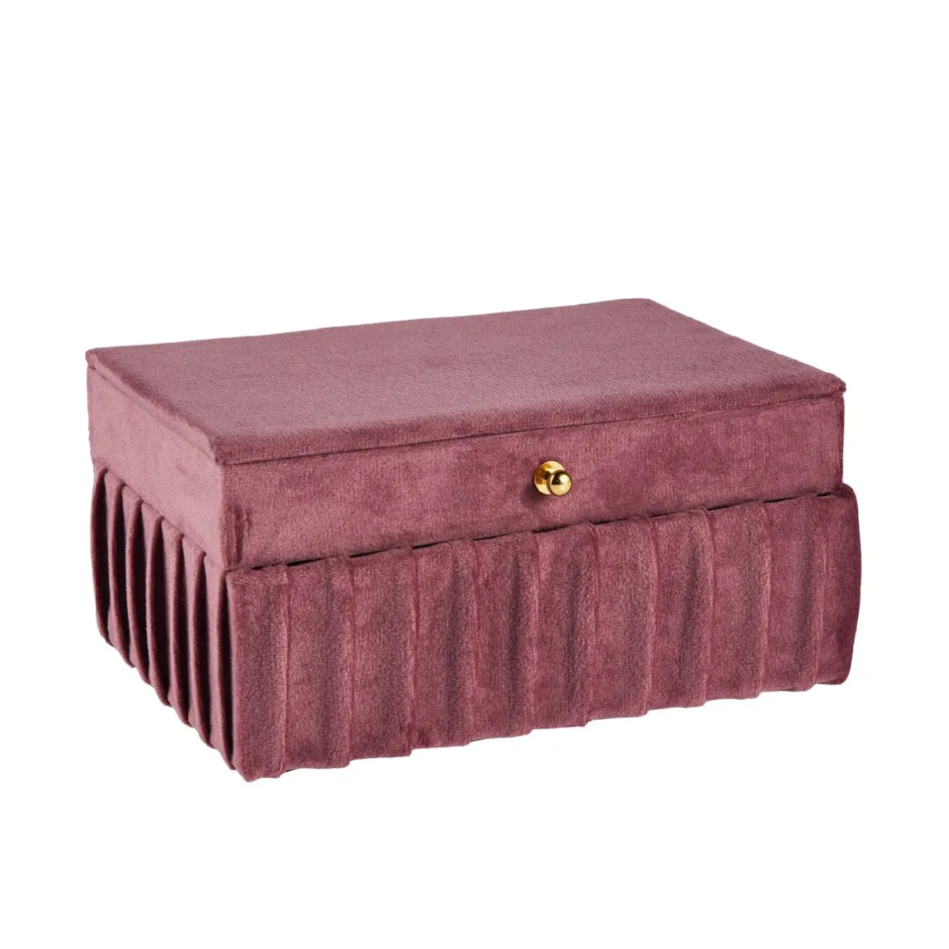 Hot NANU-NANA Schmuckbox Edel, Dunkelpink, 18 Cm