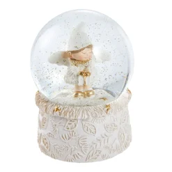 Hot NANU-NANA Schneekugel Engel Mit Mütze, Geschenk, 6.5 X 9 Cm