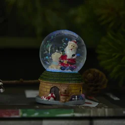 Best NANU-NANA Schneekugel Haus, Grün, 4.5 X 7 Cm