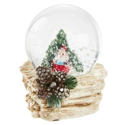 Clearance NANU-NANA Schneekugel Weihnachten, Nikolaus/Tanne, 4.5 X 6 Cm