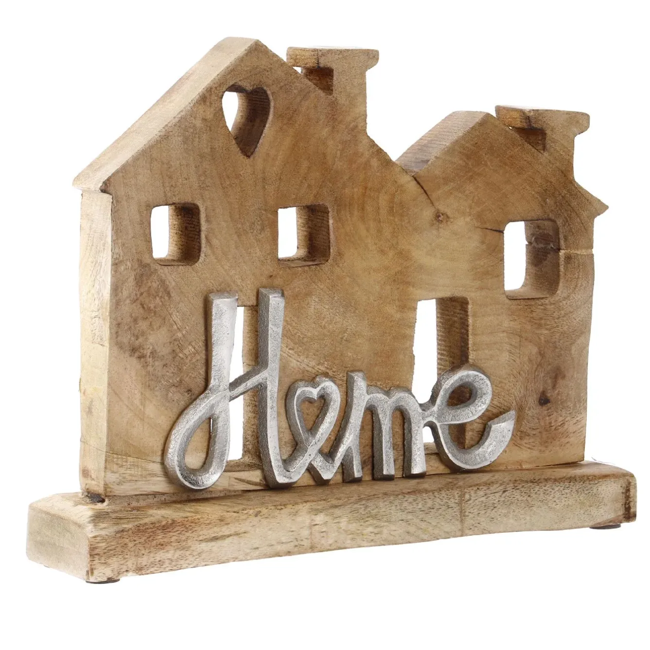 Discount NANU-NANA Schriftzug Home, Häuser, Silbermatt