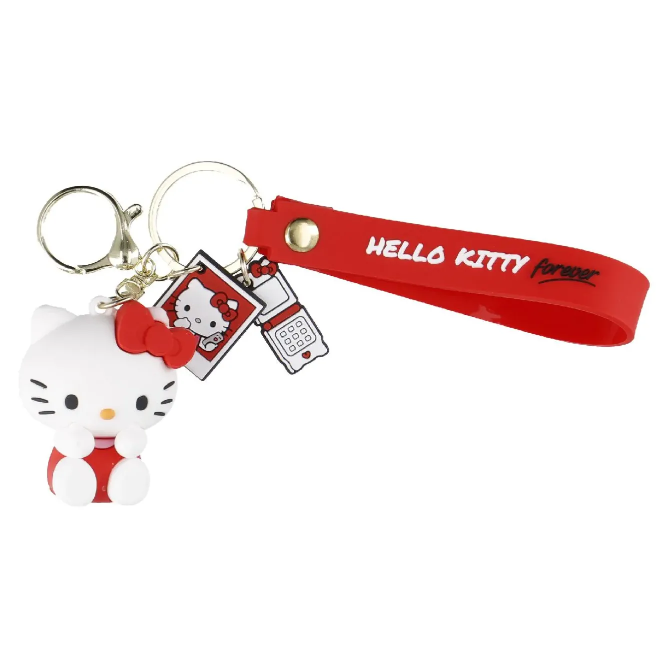 Clearance NANU-NANA Schüsselanhänger Hello Kitty, Rot