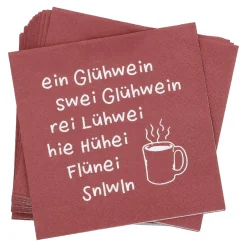 Clearance NANU-NANA Serviette Glühwein, 20 Stück