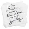 Clearance NANU-NANA Serviette Guter Tag, 20 Stück
