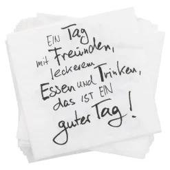 Clearance NANU-NANA Serviette Guter Tag, 20 Stück