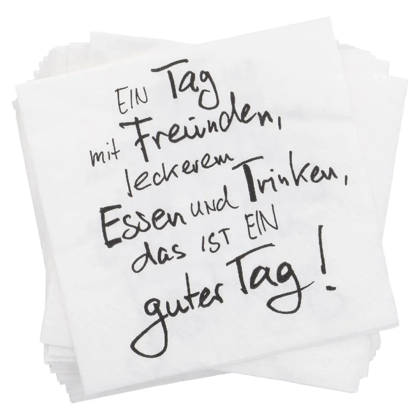Clearance NANU-NANA Serviette Guter Tag, 20 Stück
