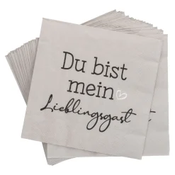 Online NANU-NANA Serviette Lieblingsgast, 20 Stück