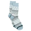 Discount NANU-NANA Socke Winter, Damen, Motiv/blau, Größe 35-41