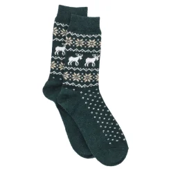 Discount NANU-NANA Socke Winter, Herren, Elch/grün, Größe 42-46