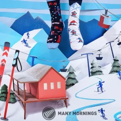 Best NANU-NANA Socken Xmas, Alpine Ski, Gr. 39-42