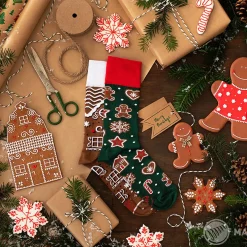 Outlet NANU-NANA Socken Xmas, Lebkuchen, Gr. 35-38