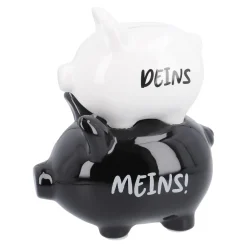 Fashion NANU-NANA Spardose 2er Schwein, Deins/Meins