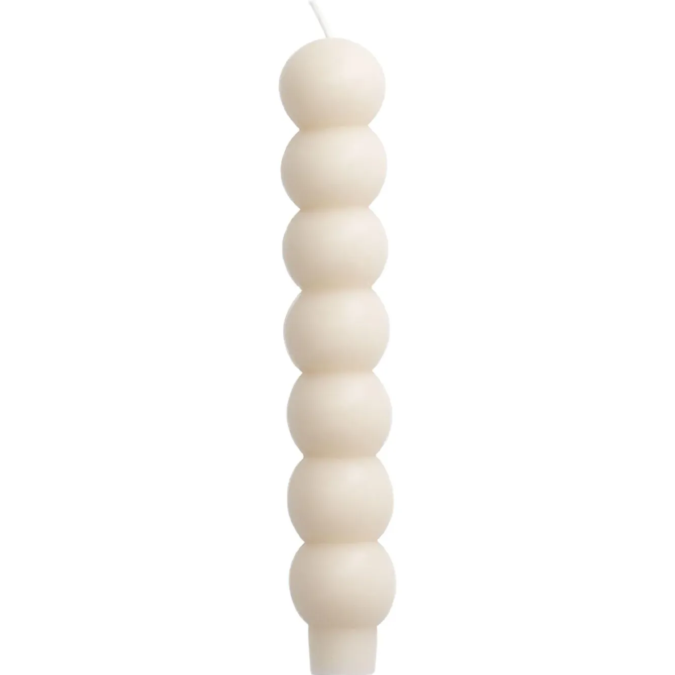 Sale NANU-NANA Stabkerze Bubbles, Beige, 3 X 18.5 Cm