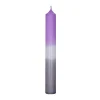 New NANU-NANA Stabkerze Dip-Dye, Lavendel/grau, 18 Cm