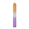 Best NANU-NANA Stabkerze Dip-Dye, Mandarin/lavendel, 18 Cm