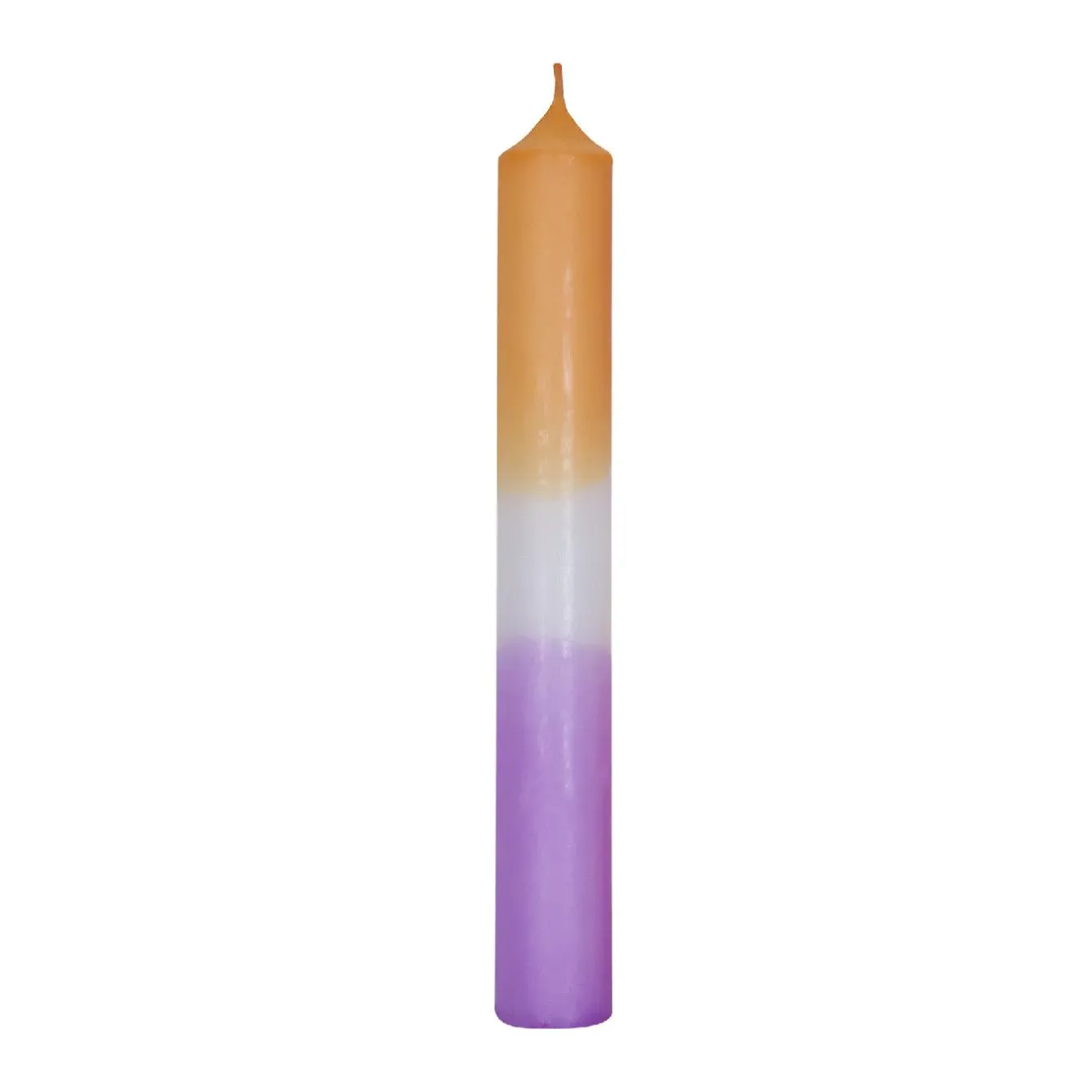Best NANU-NANA Stabkerze Dip-Dye, Mandarin/lavendel, 18 Cm