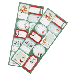 Fashion NANU-NANA Sticker-Set Xmas, Santa/grün