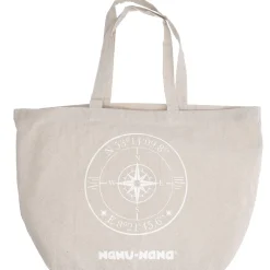 Outlet NANU-NANA Tasche , Kompass, Natur, 60 X 37 Cm