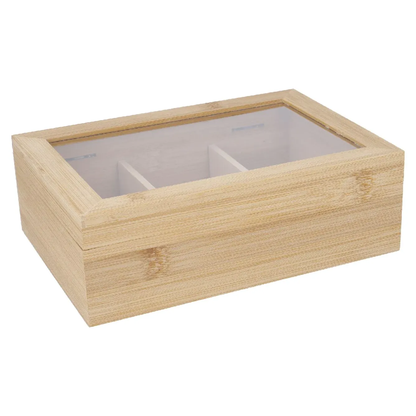 Clearance NANU-NANA Tee-Box Bambus, 23 X 16 X 7.5 Cm