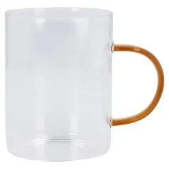 Sale NANU-NANA Teeglas Boro, Farbhenkel/braun, 400 Ml