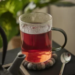 Sale NANU-NANA Teeglas Boro, Farbhenkel/dunkelgrau, 400 Ml