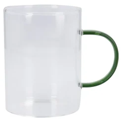 Hot NANU-NANA Teeglas Boro, Farbhenkel/grün, 400 Ml