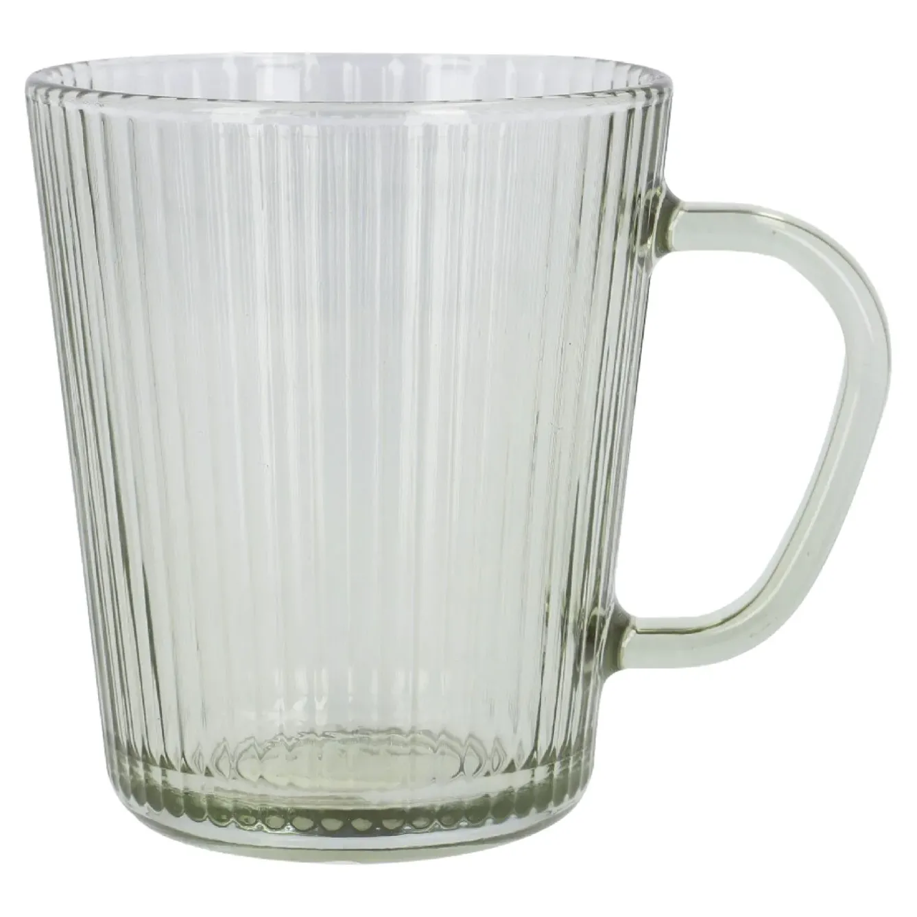 Hot NANU-NANA Teeglas Rillen, Grün, 300 Ml