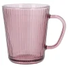 Sale NANU-NANA Teeglas Rillen, Rot, 300 Ml